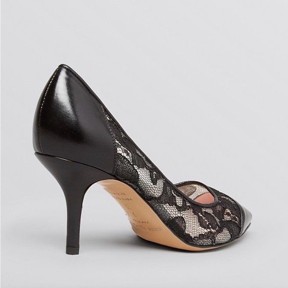 Kate Spade Pointed Toe Evening Pumps - Jeb Mid Heel - Picture 2 of 12